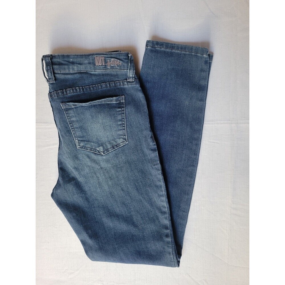 Kut From The Kloth Jeans VIV Toothpick Skinny Medium Wash Blue Sz Women's 10